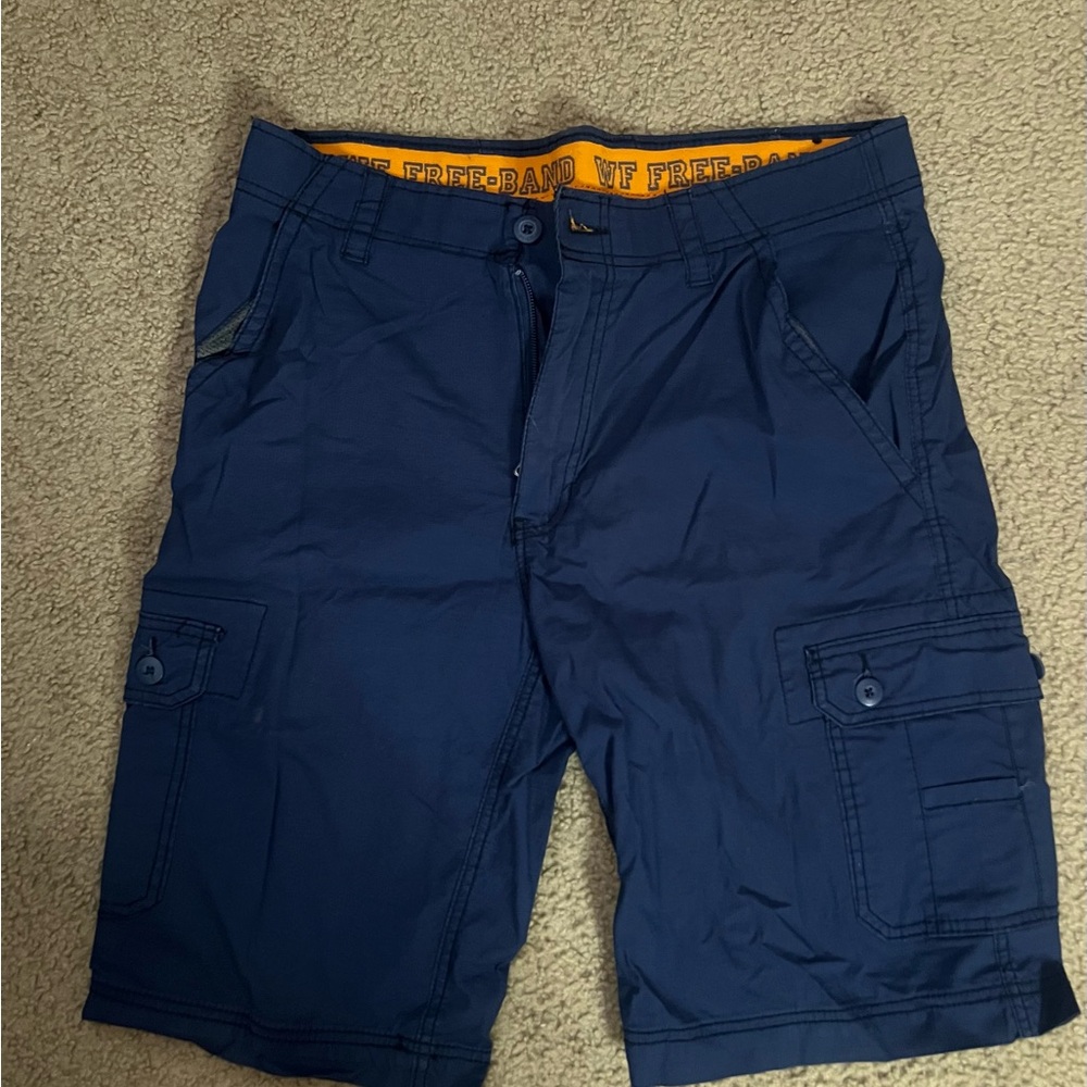 Blue Cargo Shorts for Men